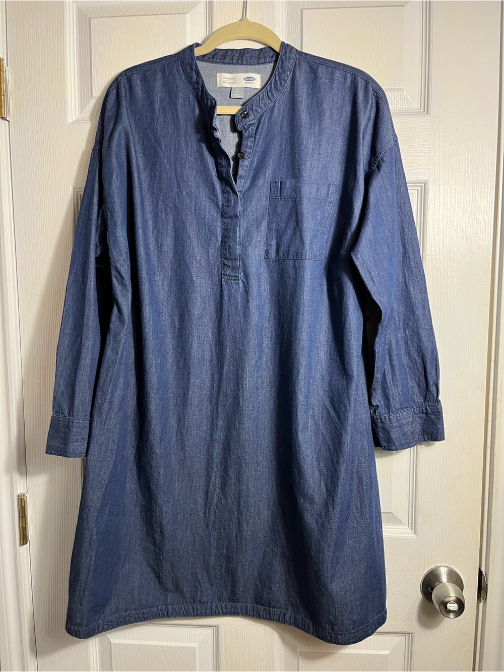 Old Navy Maternity Denim Dress- Blue L